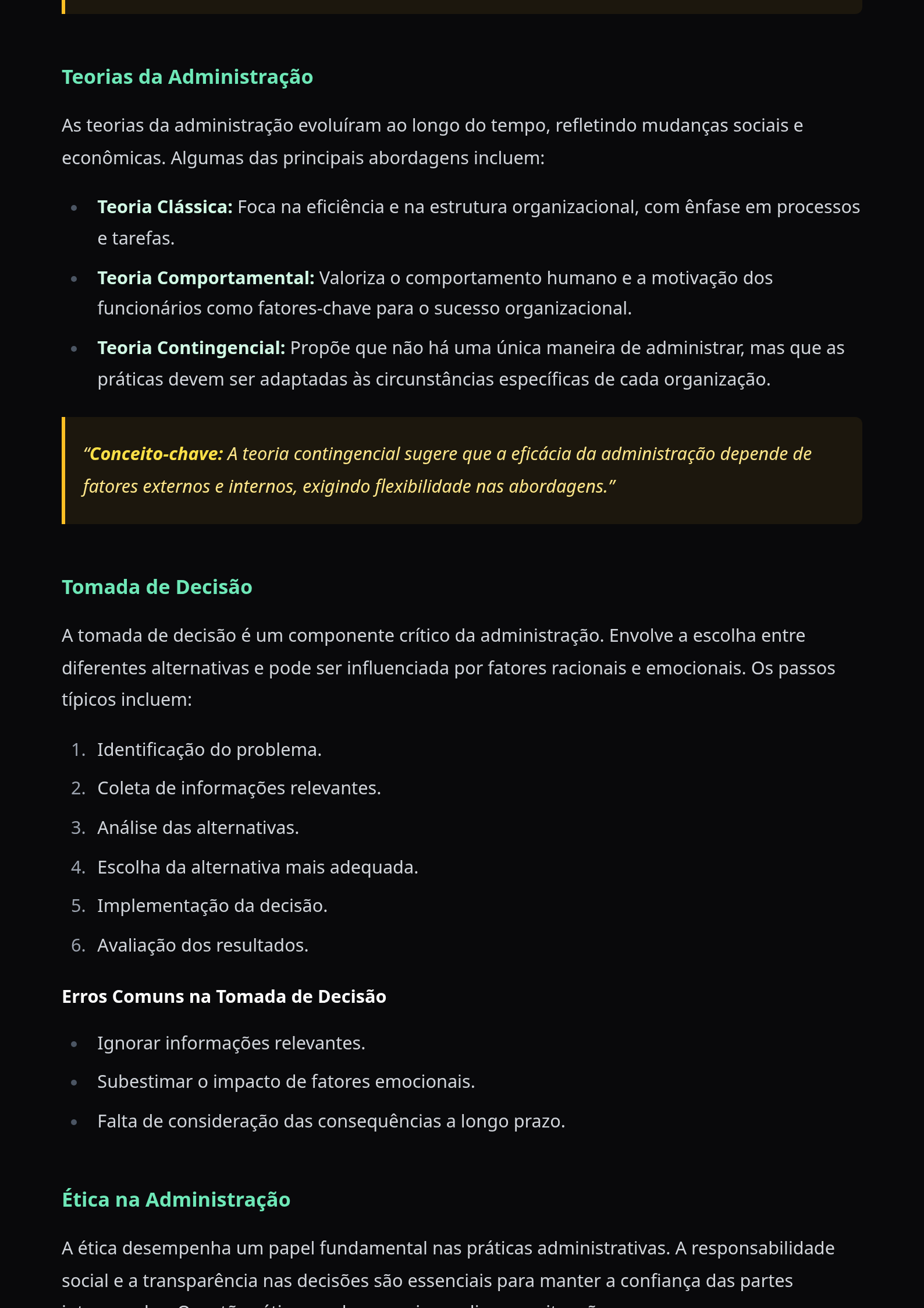 Preview página 2 — Fundamentos de Administração — Amostra grátis (10 questões)