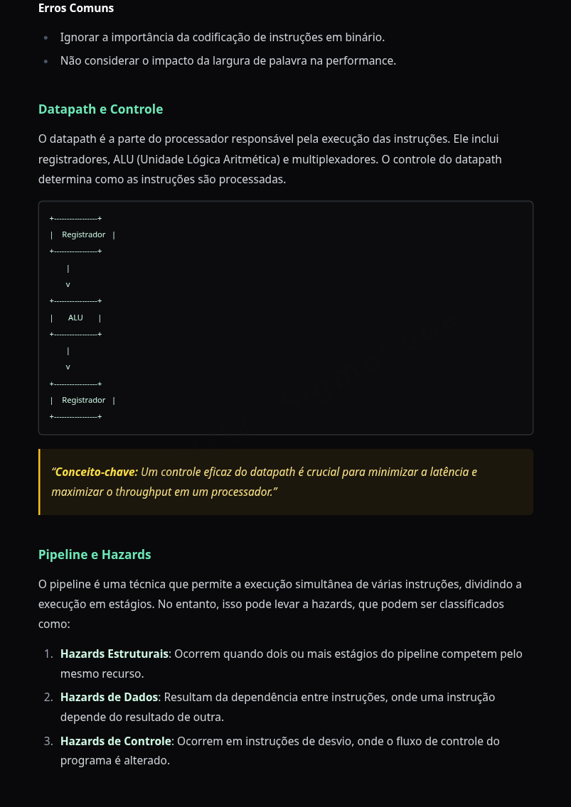 Preview página 2 — Arquitetura de Computadores · Avançado