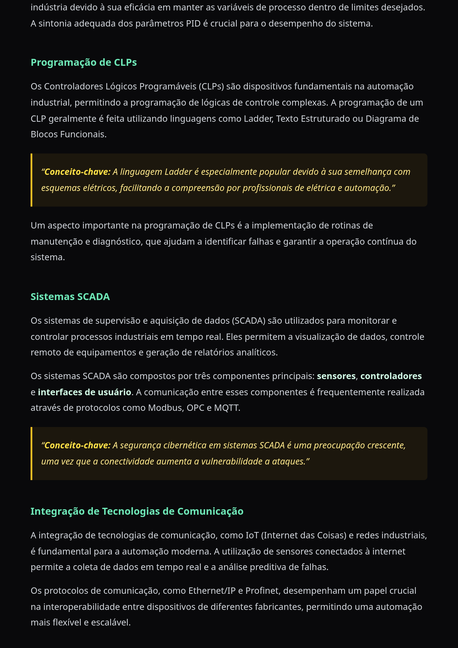 Preview página 2 — Automação Industrial — Amostra grátis (10 questões)