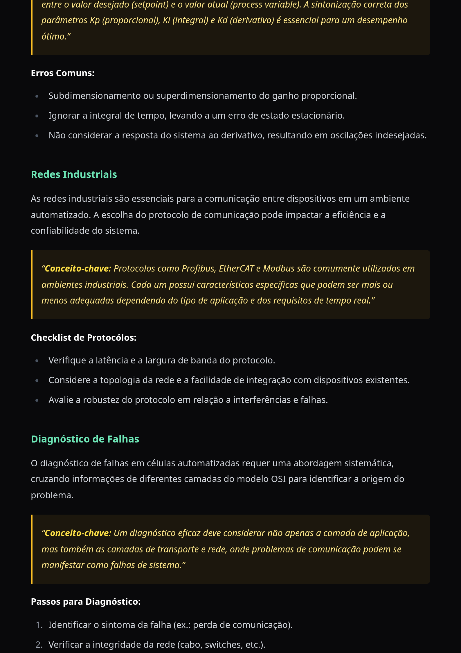 Preview página 2 — Automação Industrial · Avançado