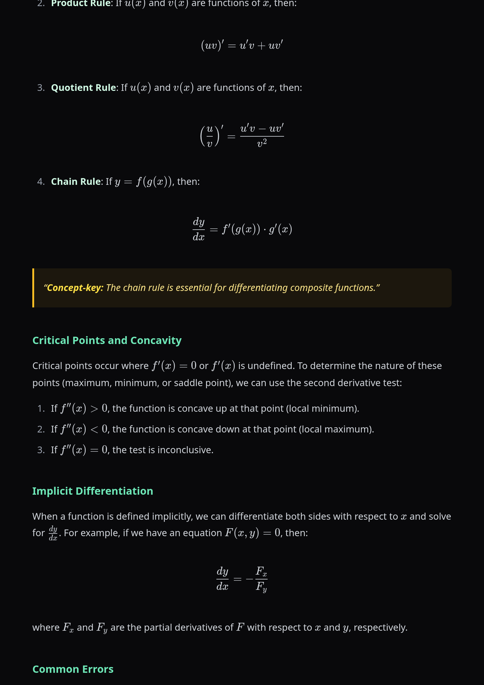 Preview página 2 — Derivadas — Amostra grátis (10 questões)