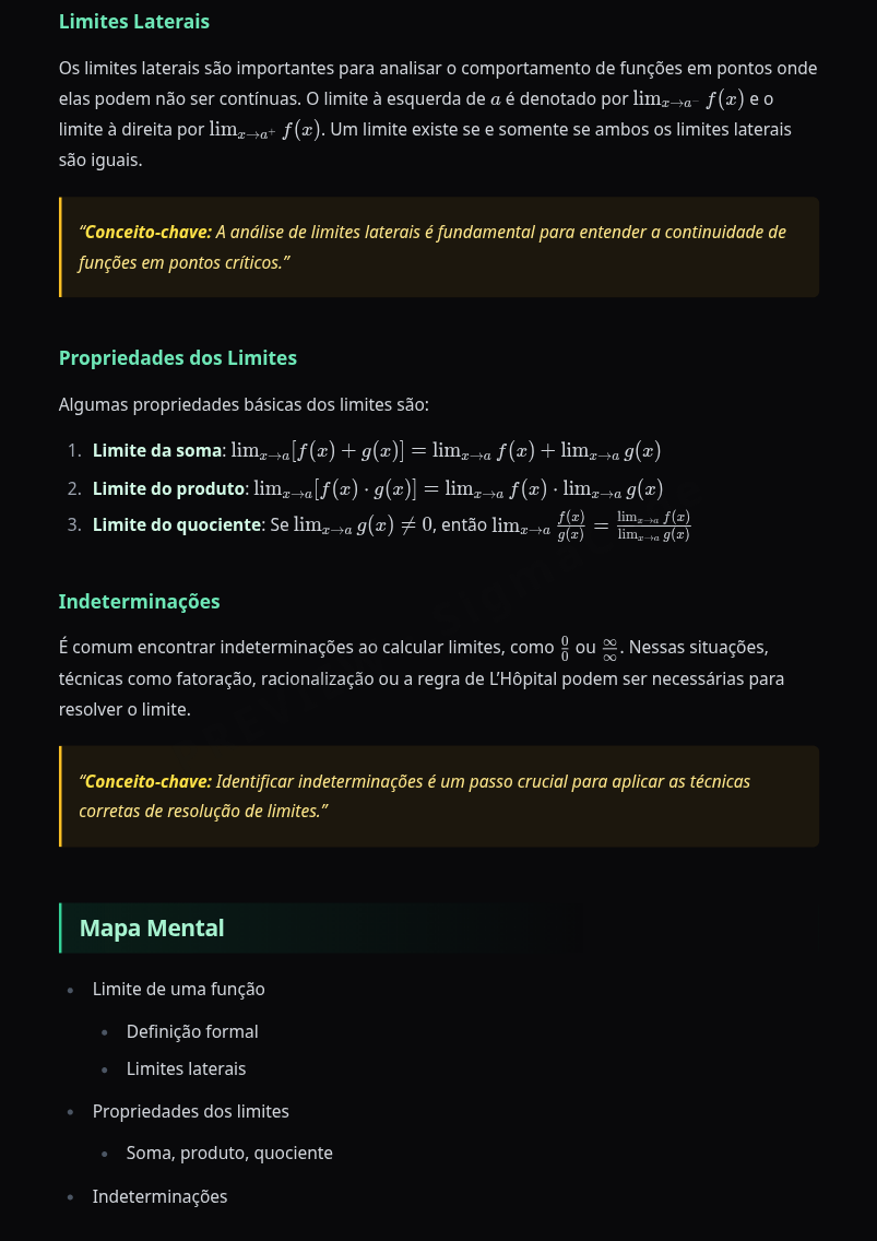 Preview página 2 — Cálculo I — Limites · Básico
