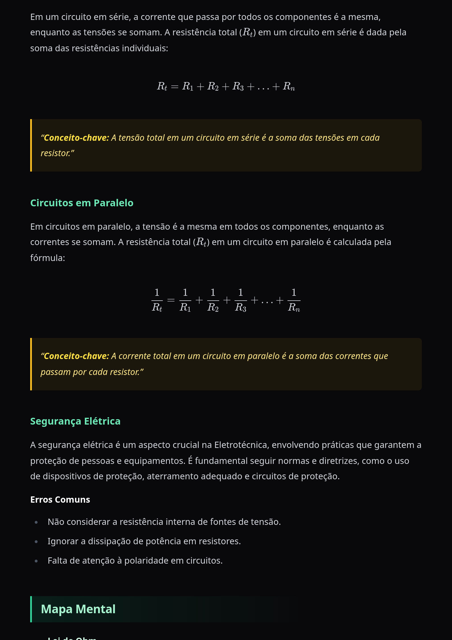 Preview página 2 — Fundamentos de Eletrotécnica — Amostra grátis (10 questões)