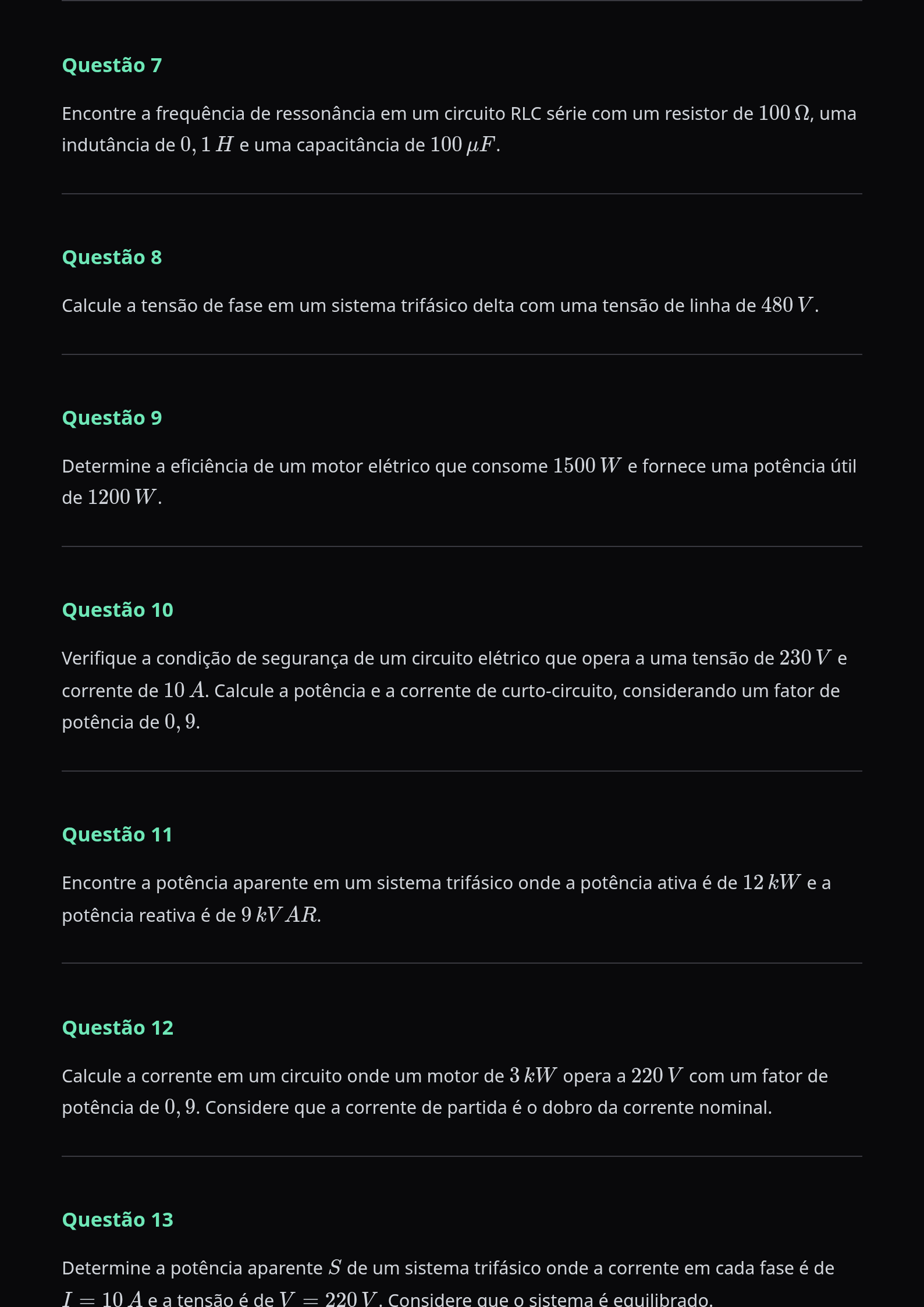 Preview página 2 — Fundamentos de Eletrotécnica · Avançado