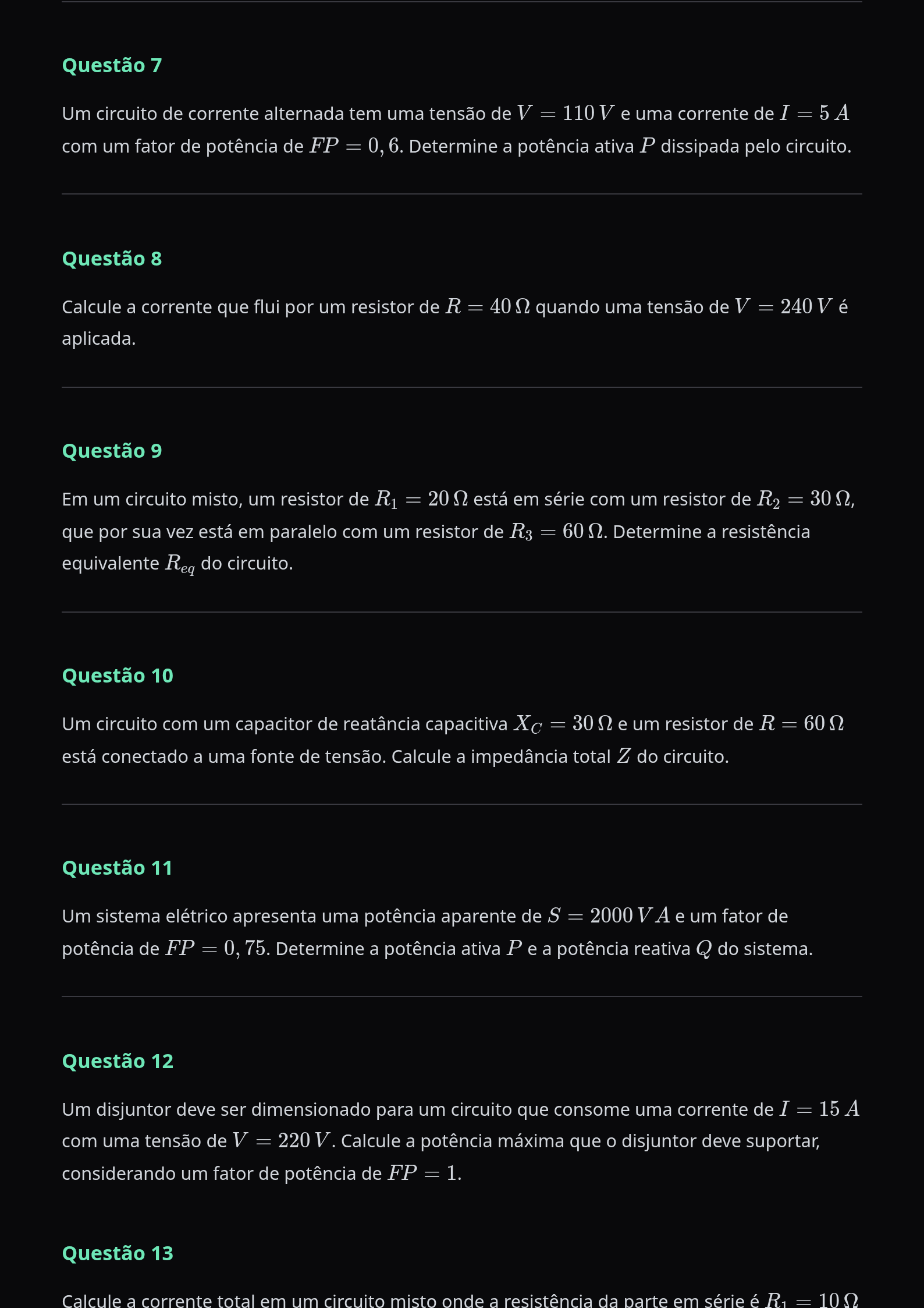 Preview página 2 — Fundamentos de Eletrotécnica · Intermediário