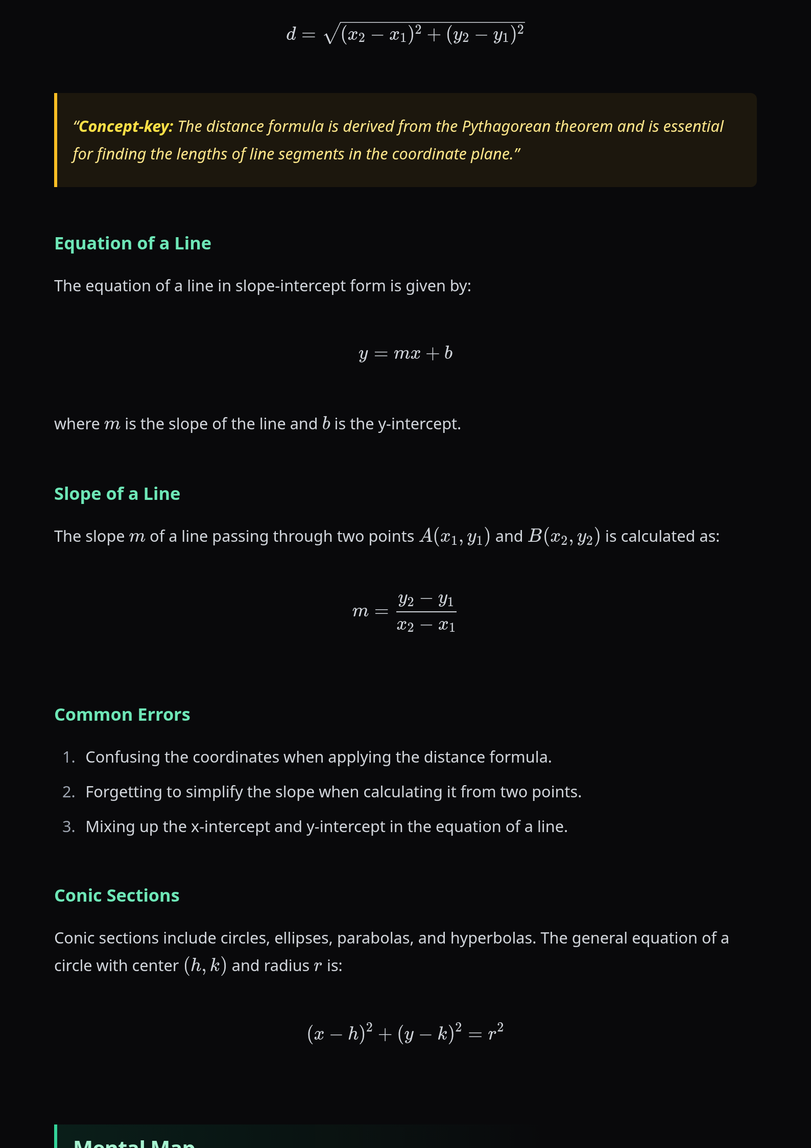 Preview página 2 — Geometria Analítica · Básico — Amostra grátis (10 questões)
