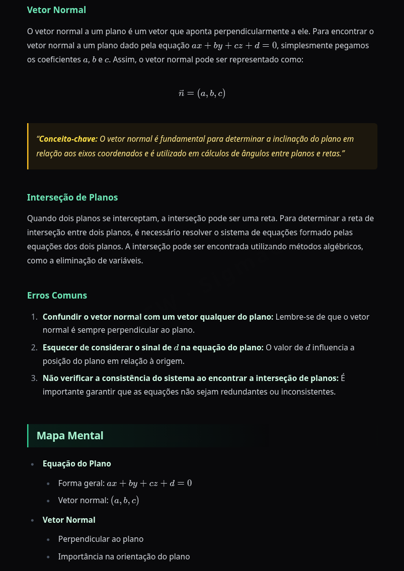 Preview página 2 — Geometria Analítica — Planos · Básico