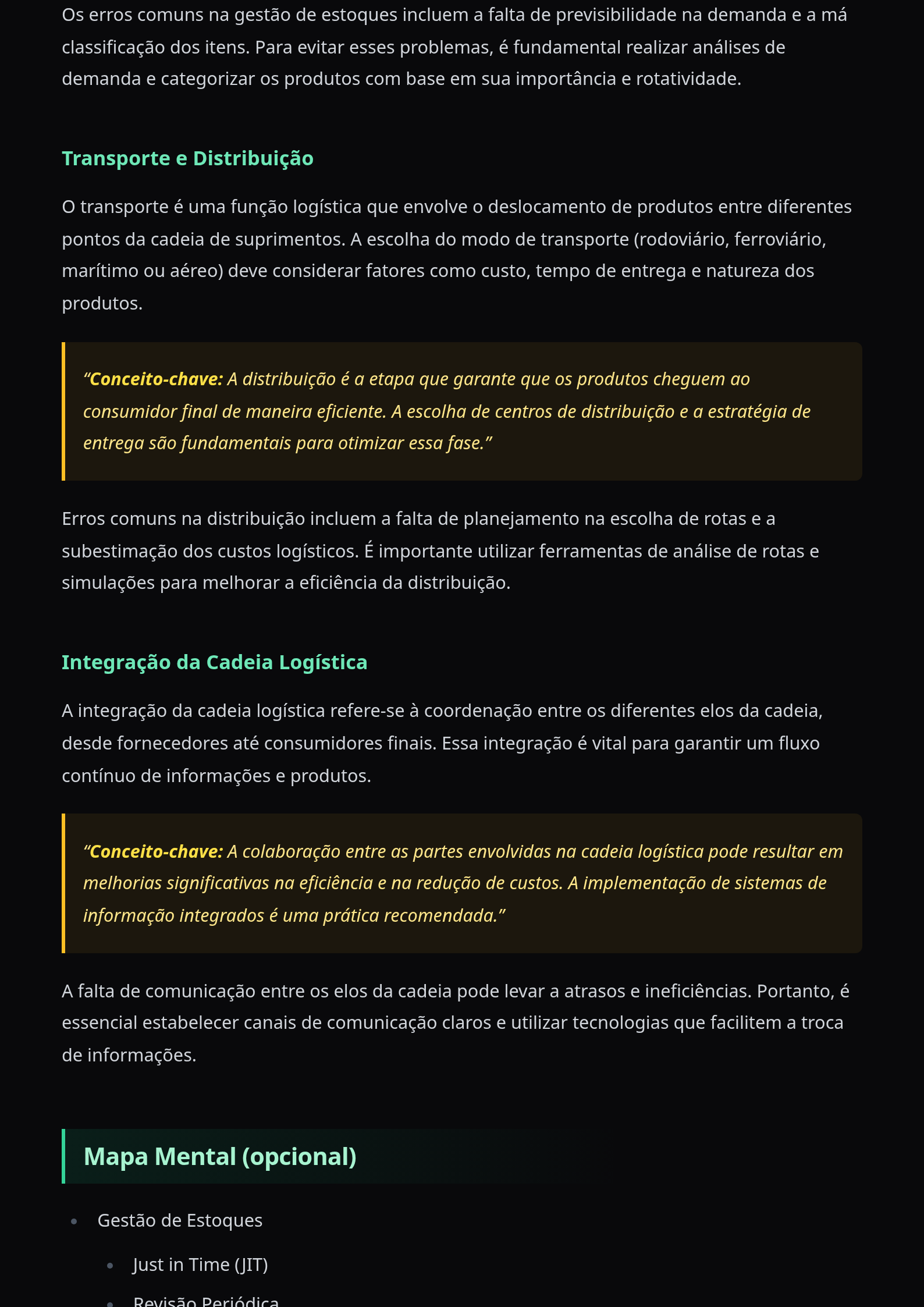 Preview página 2 — Fundamentos de Logística — Amostra grátis (10 questões)