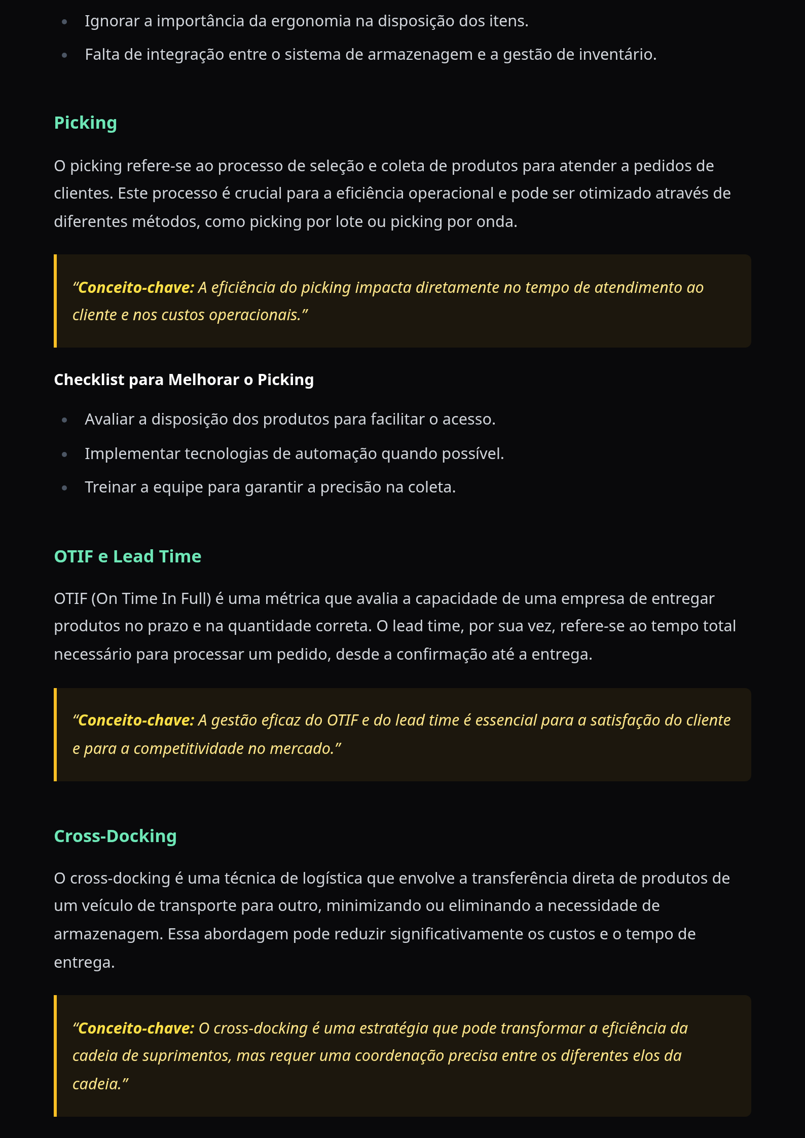 Preview página 2 — Fundamentos de Logística · Intermediário