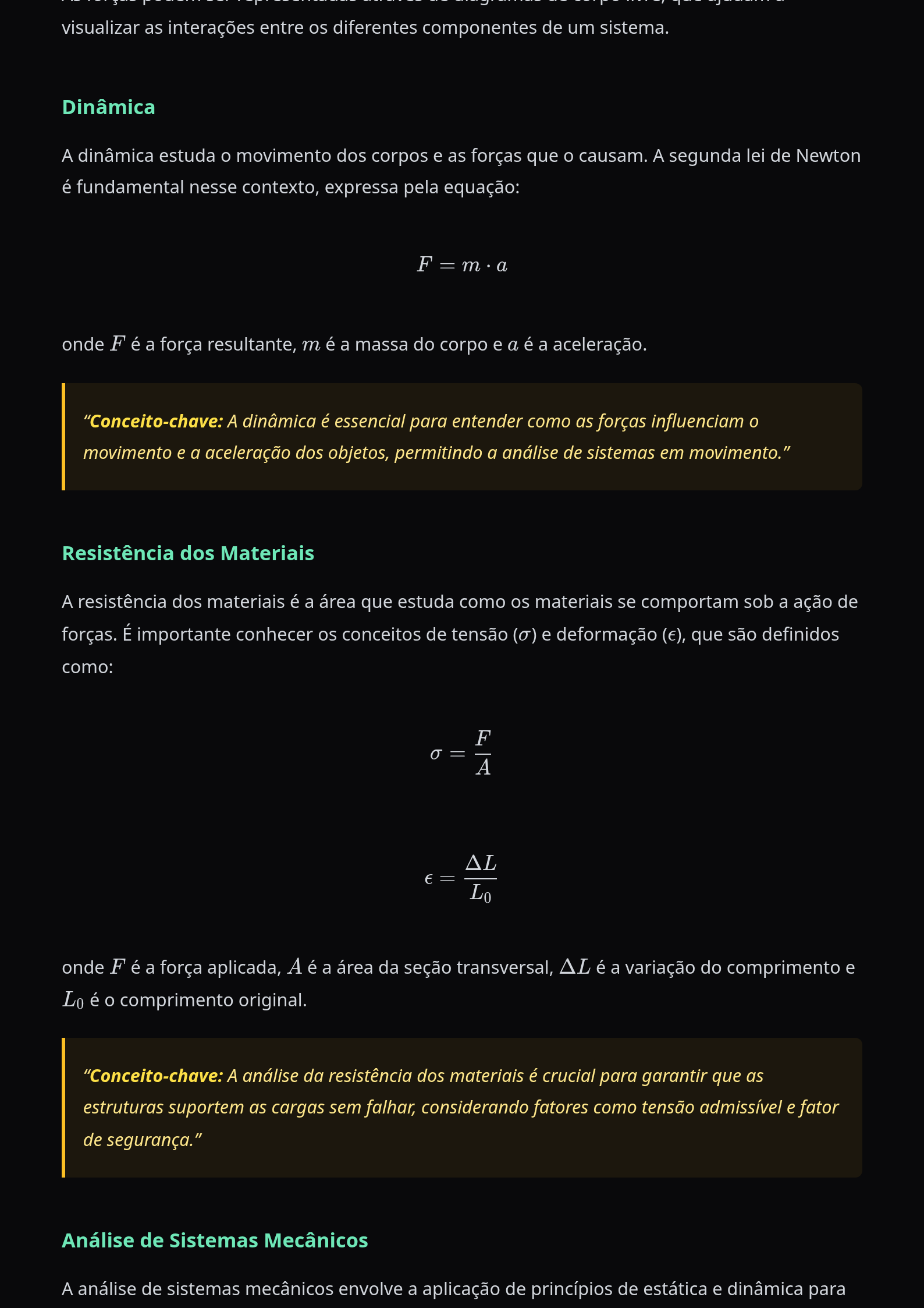 Preview página 2 — Fundamentos de Mecânica Industrial — Amostra grátis (10 questões)