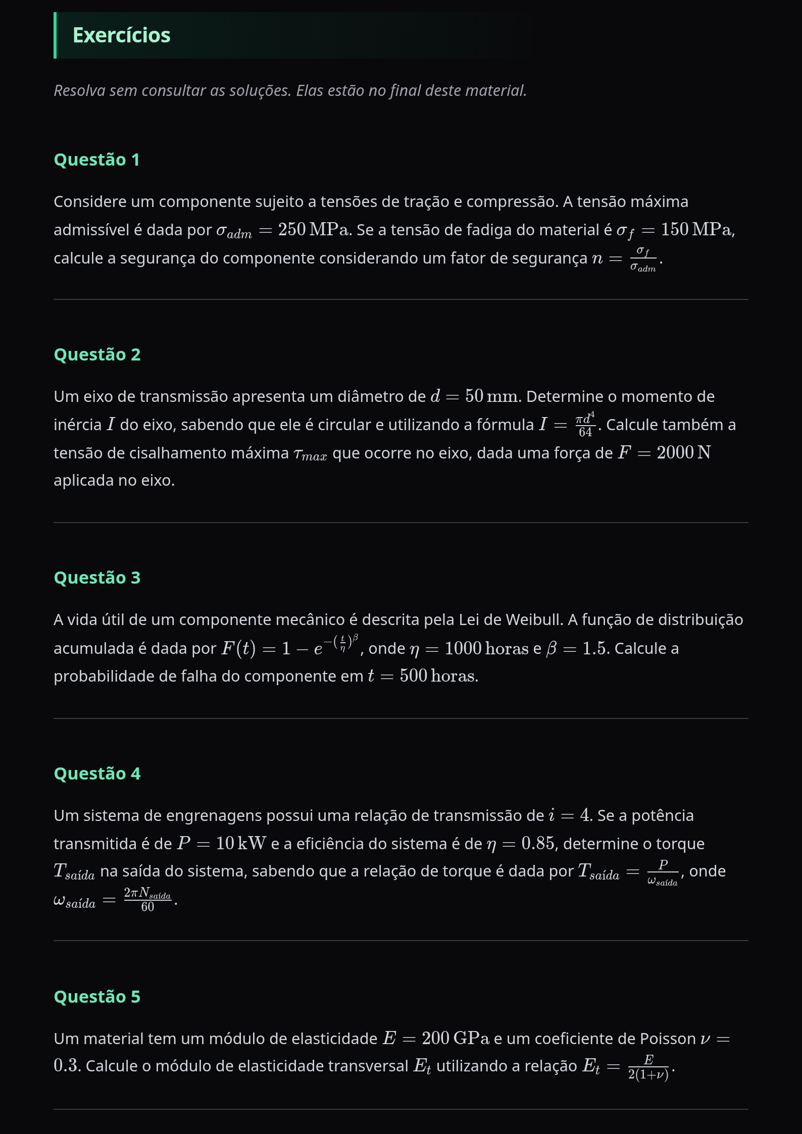 Preview página 1 — Fundamentos de Mecânica Industrial · Avançado