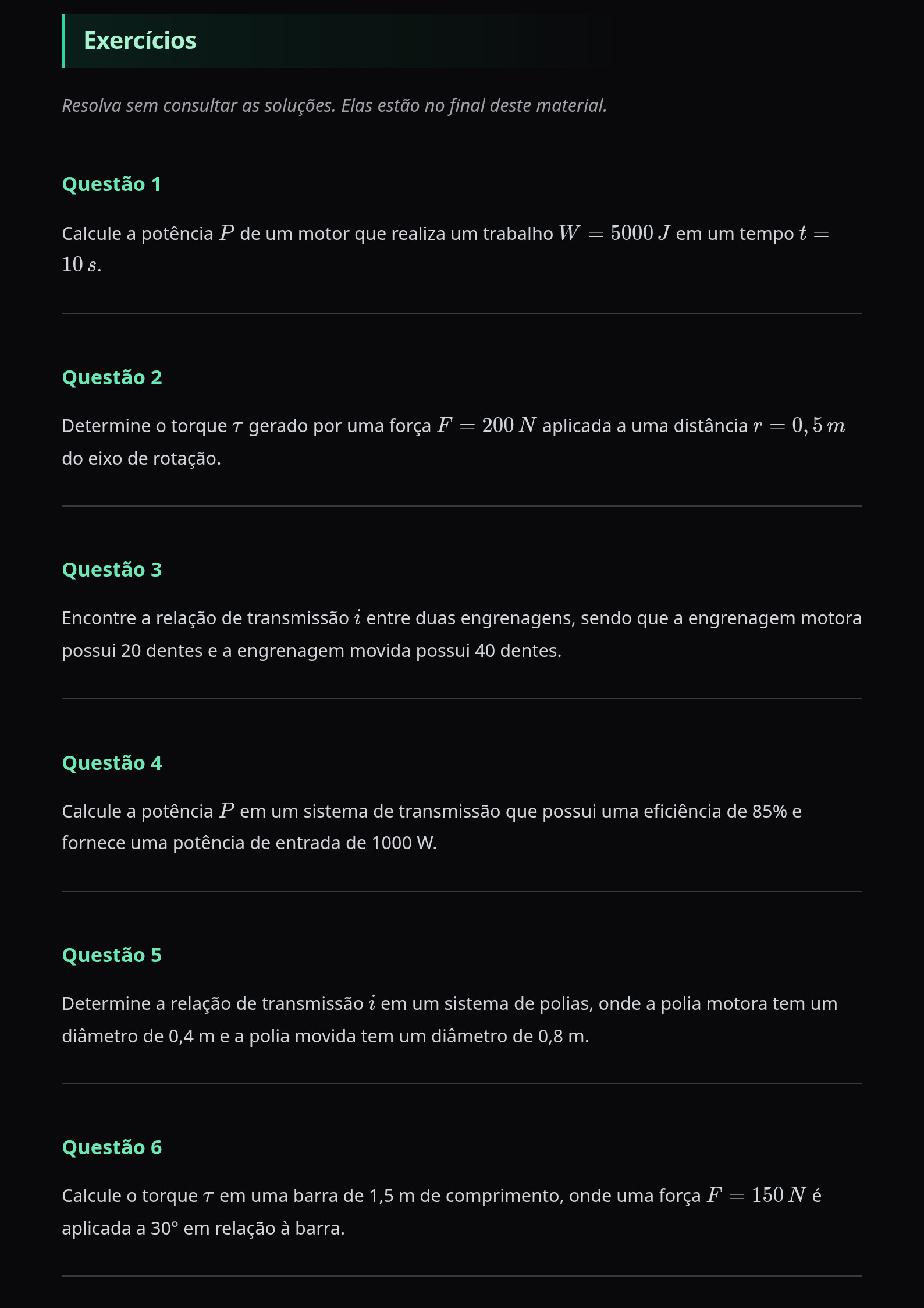 Preview página 1 — Fundamentos de Mecânica Industrial · Intermediário