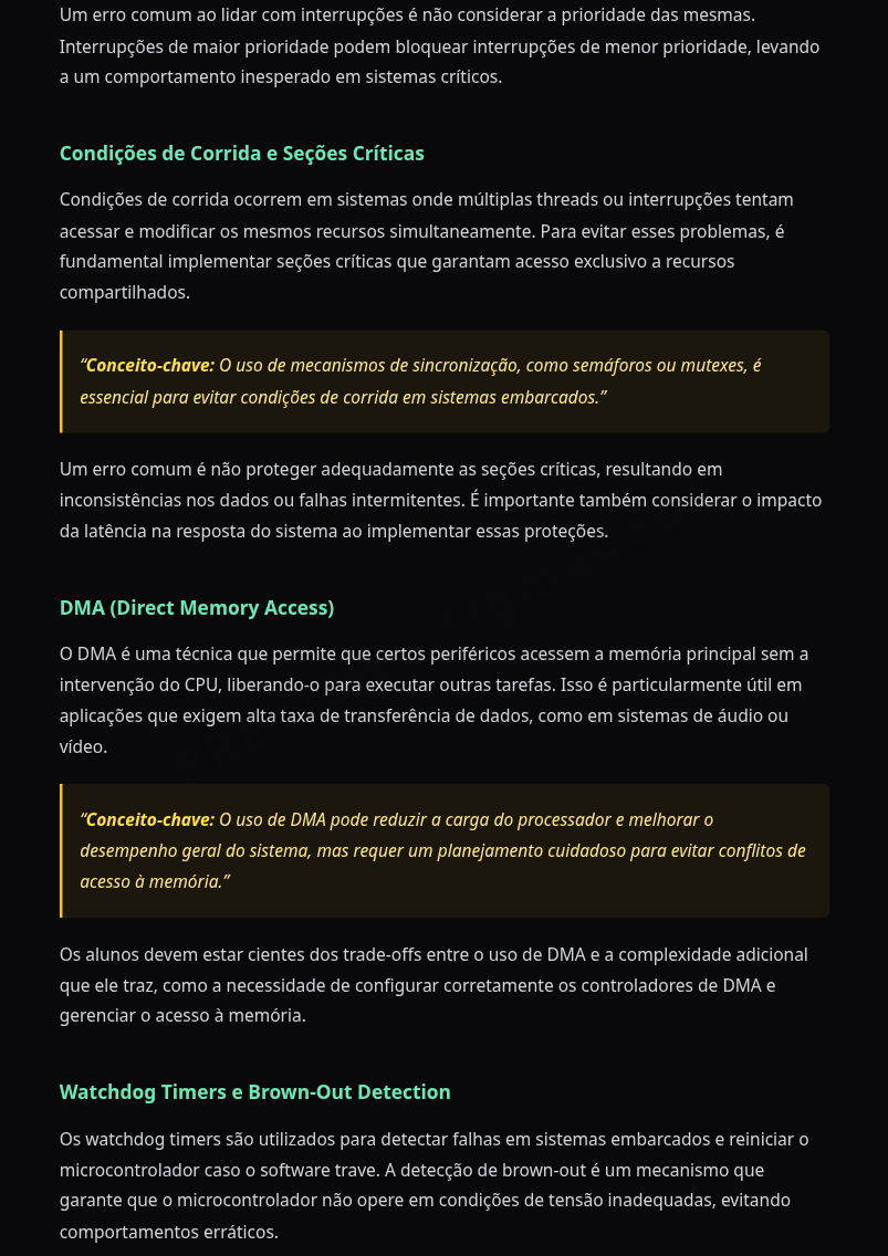 Preview página 2 — Microcontroladores · Avançado