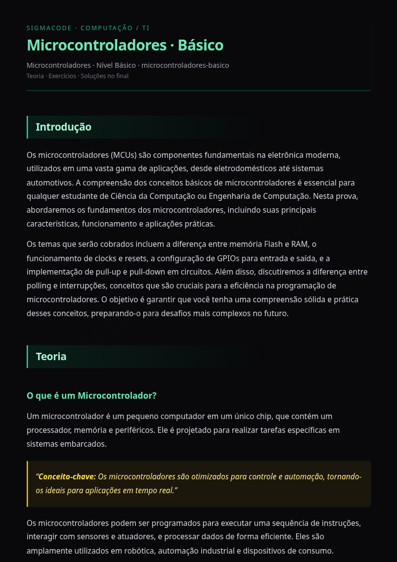 Preview página 1 — Microcontroladores · Básico