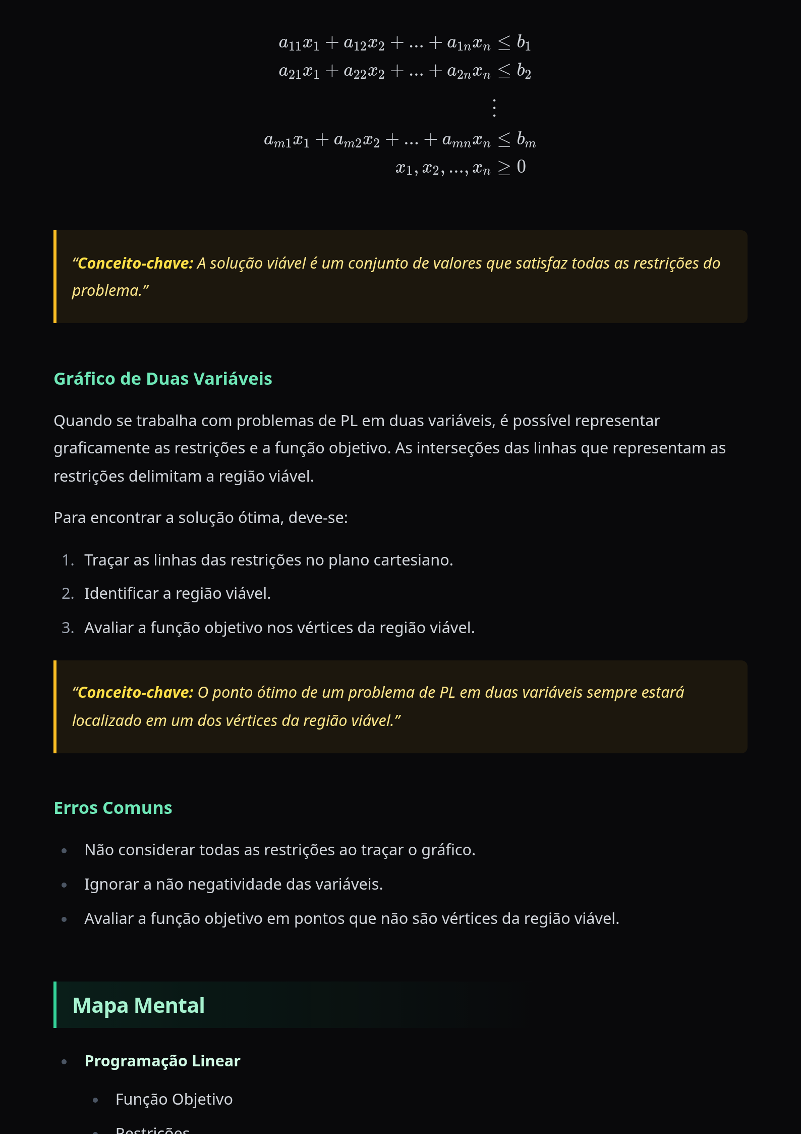 Preview página 2 — Pesquisa Operacional — Amostra grátis (10 questões)