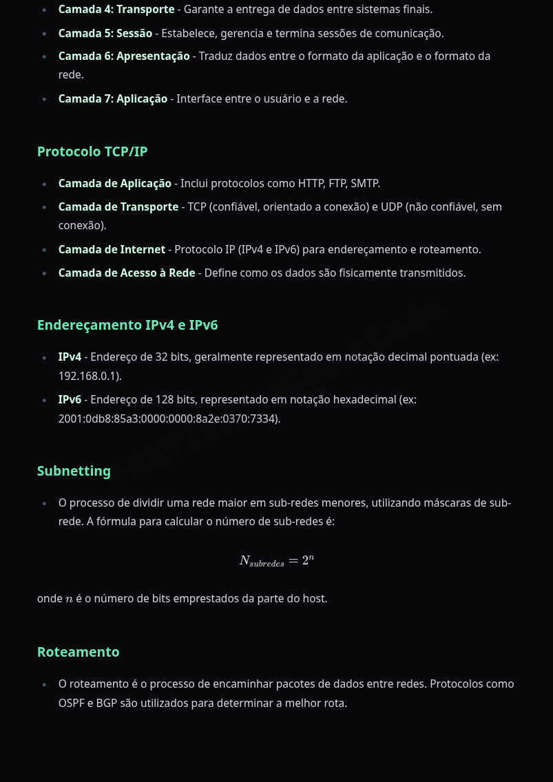 Preview página 2 — Redes de Computadores · Básico