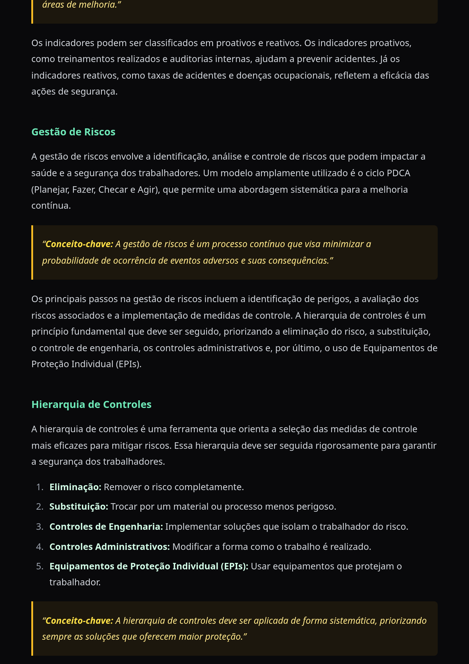 Preview página 2 — Segurança do Trabalho · Avançado